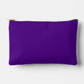 Pochette de Zipper Violet Élégante (Recto)