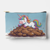 Pochette Licorne Caca Arc-en-ciel  (Recto)