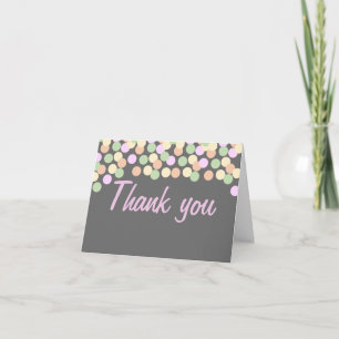 pochette point Merci carte de note