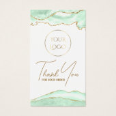 Pochette verte Seafoam (Devant)