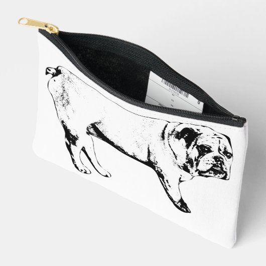 Pochette zip de contour propre (Ouvrir)