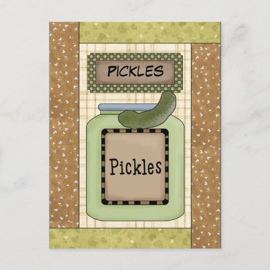 Pochettes Cuisine carte postale (Devant)