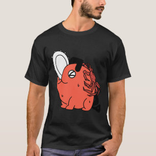 Pochita Fish Skin Kettingzaag Man Fan Art T-shirt