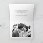 pochoir rustique botanique Carte de remerciements  (Intérieur)