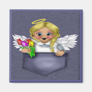 Pocket Angel Blonde Magneet