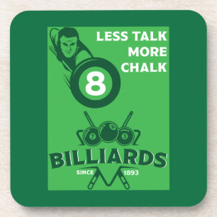 pocket billards bier onderzetter