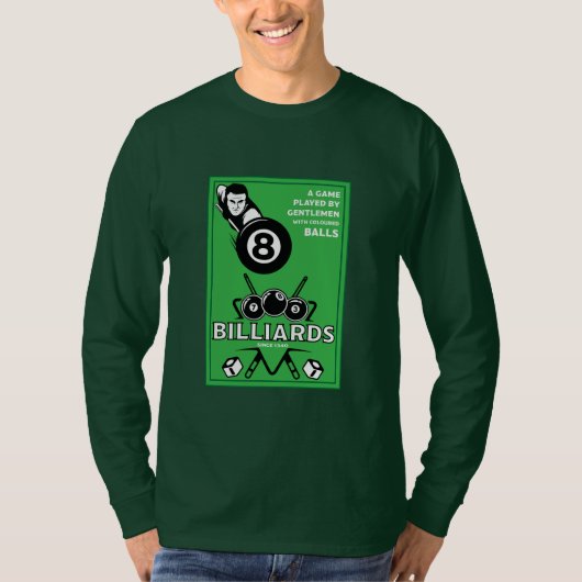 pocket billards t-shirt (Voorkant)