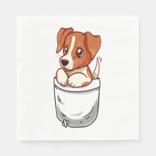 Pocket Cute Jack Russell Terrier Servet