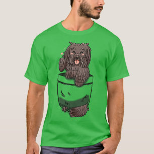 Pocket Cute Puli Dog T-shirt