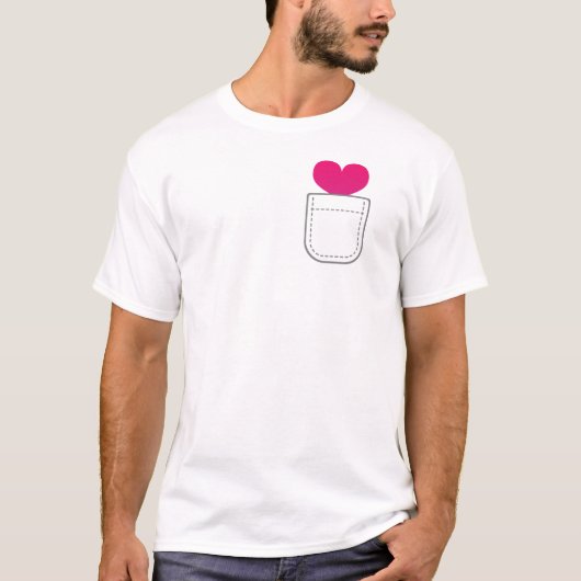 Pocket Heart T-shirt (Voorkant)