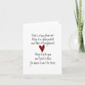 Pocket Hug Note Kaart (Voorkant)