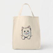Pocket Kitten Bag Tote Bag (Voorkant)