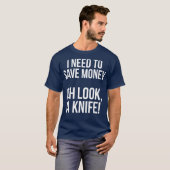 Pocket Knife Collector Enthusiast Funny T-shirt (Voorkant volledig)