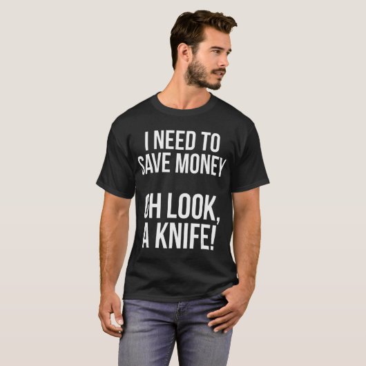 Pocket Knife Collector Enthusiast Funny T-shirt (Voorkant volledig)
