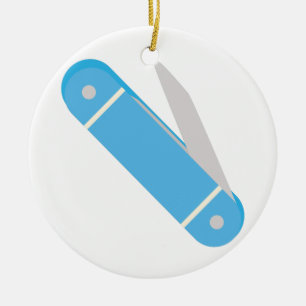 Pocket Knife Keramisch Ornament