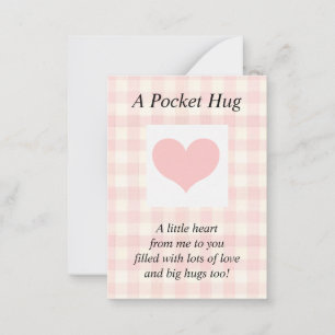 Pocket knuffel mini Note Kaarten Notitiekaartje