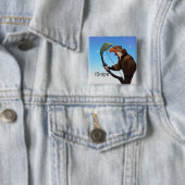 Pocket Legends Snipe Pin Vierkante Button 5,1 Cm (In situ)