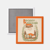  Pocket Magazine Kerst Magneet (Voorkant / Achterkant)