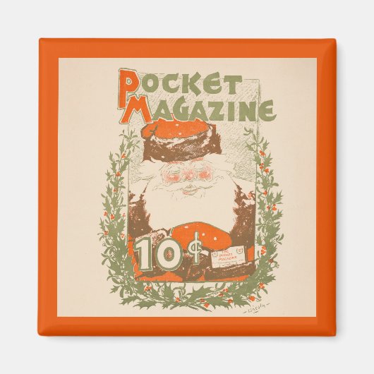  Pocket Magazine Kerst Magneet (Voorkant)