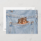 Pocket pet briefkaart (Voorkant / Achterkant)