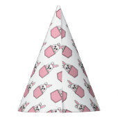 Pocket Pet Bunny Pattern Feesthoedjes (Achterkant)