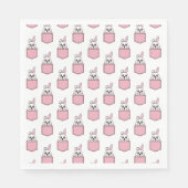 Pocket Pet Bunny Pattern Servet (Voorkant)
