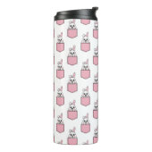 Pocket Pet Bunny Pattern Thermosbeker (Gedraaid links)