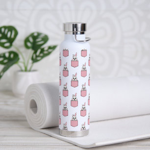 Pocket Pet Bunny Pattern Waterfles