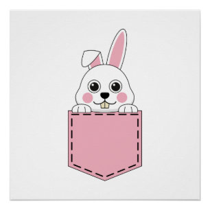 Pocket Pet Bunny Perfect Poster