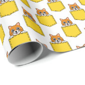 Pocket Pet Cat Pattern Cadeaupapier (Rol Hoek)