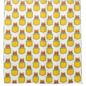 Pocket Pet Cat Pattern Douchegordijn (Voorkant)