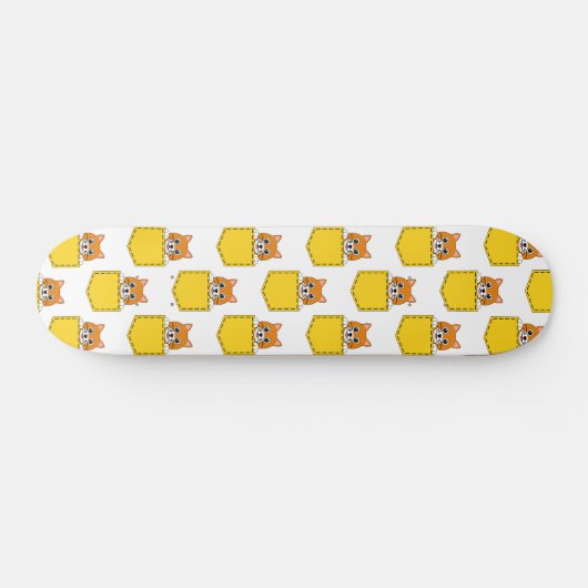 Pocket Pet Cat Pattern Skateboard (Horizontaal)