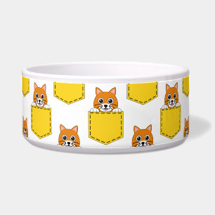 Pocket Pet Cat Pattern Voerbakje