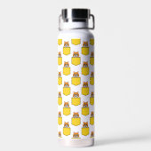 Pocket Pet Cat Pattern Waterfles (Achterkant)