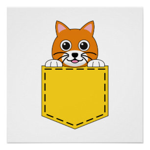 Pocket Pet Cat Perfect Poster