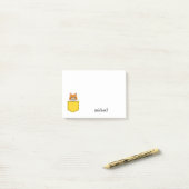 Pocket Pet Cat Personaliseren Post-it® Notes (Op bureau)