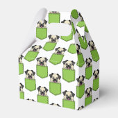 Pocket Pet Dog Pattern Bedankdoosjes (Voorkant Zijde)