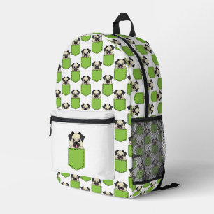 Pocket Pet Dog Pattern Bedrukte Rugzak