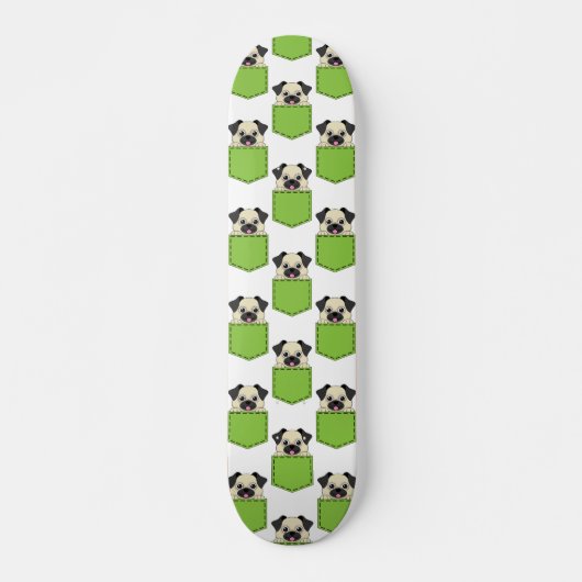 Pocket Pet Dog Pattern Skateboard (Voorkant)