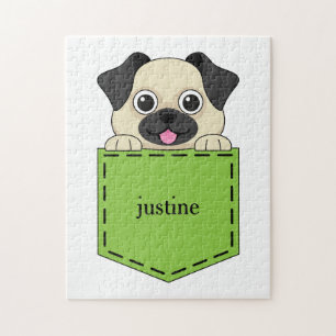 Pocket Pet Dog Personaliseren Legpuzzel