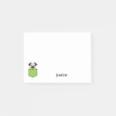 Pocket Pet Dog Personaliseren Post-it® Notes (Voorkant)