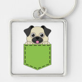 Pocket Pet Dog Sleutelhanger (Voorkant)