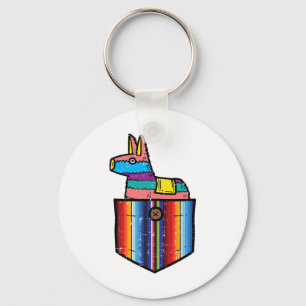 Pocket Pinata Serape Cinco De Mayo Mexican Fiesta Sleutelhanger