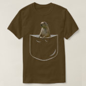 Pocket Prairie Dog, Funny Prairie Dog In Pocket T-shirt (Design voorkant)