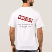 Pocket Protector and ID Badge T-shirt (Achterkant)
