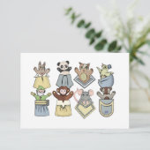 Pocket Puppets Kaart (Staand voorkant)