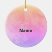 Pocket Rainbow Unicorn Keramisch Ornament (Achterkant)