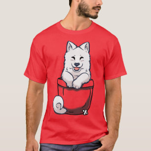 Pocket Samoyed T-shirt