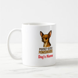 Pocket-Sized Powerhouse Chihuahua, Custom Mug Koffiemok