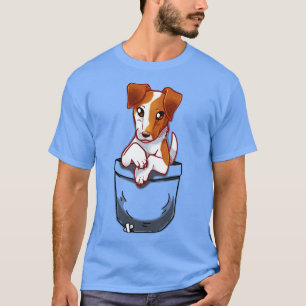 Pocket Smooth Fox Terrier Dog T-shirt
